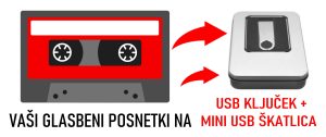 Presnemavanje vaših AVDIO glasbenih kaset na USB ključ-002