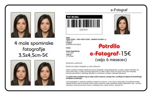 e-Fotograf - Fotografiranje za osebne dokumente - 701