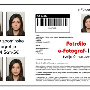 e-Fotograf - Fotografiranje za osebne dokumente - 701